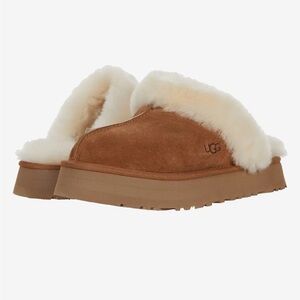 UGG Brown and Cream Women's Slippers